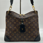 Louis Vuitton Rare New Odeon NM Monogram Macassar Shoulder — view 3