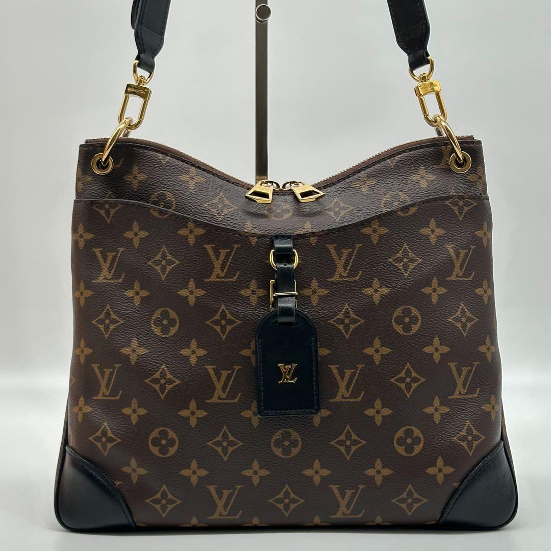 Louis Vuitton Rare New Odeon NM Monogram Macassar Shoulder — view 3