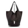 Hermes Picotin Lock MM Brown Tote Leather