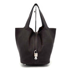 Hermes Picotin Lock MM Brown Tote Leather
