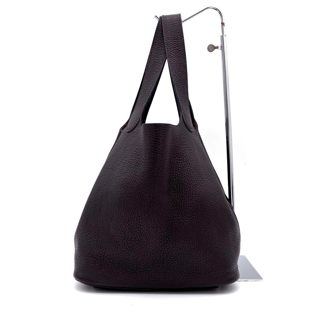 Hermes Picotin Lock MM Brown Tote Leather — view 4