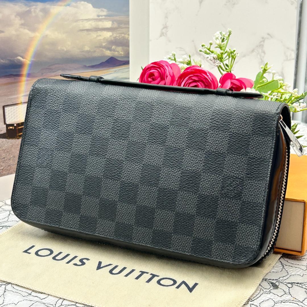 Louis Vuitton Zippy XL Damier Graphite Wallet — view 2