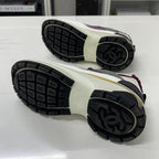 Chanel CC Logo Mesh Suede Leather Fabric Sneakers — view 7