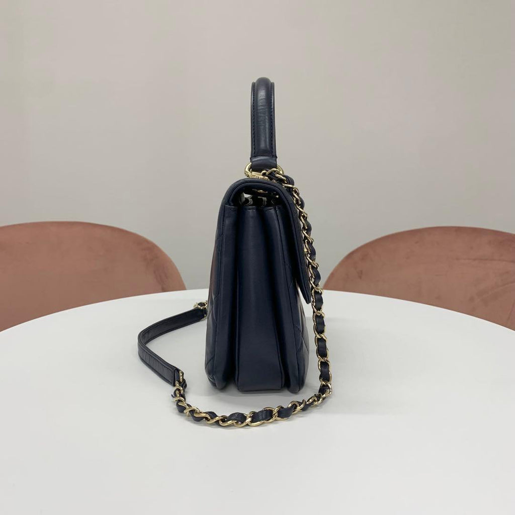 Chanel Trendy CC Lambskin CC Logo Shoulder — view 2