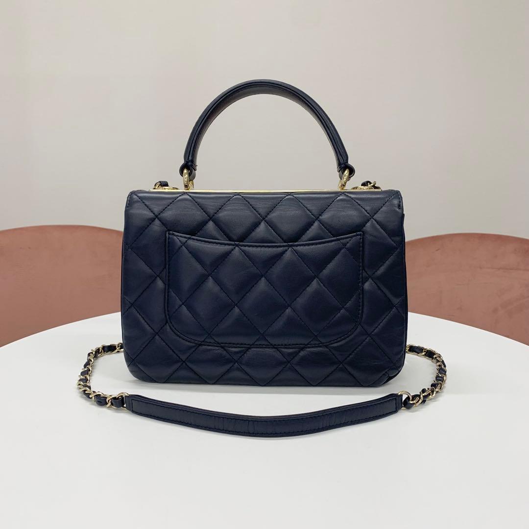 Chanel Trendy CC Lambskin CC Logo Shoulder — view 3