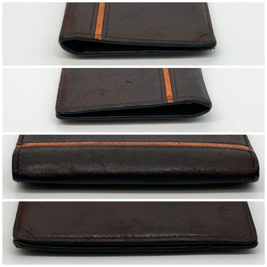 Hermes 2009: Card Case Brown Leather Business Holder — view 4