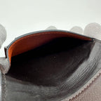 Hermes 2009: Card Case Brown Leather Business Holder — view 8