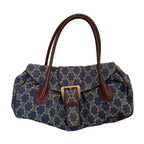 Celine Vintage Denim Shoulder Bag