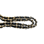 Chanel Quilted Lambskin Chain Hand Bag CC Logo Black — view 7
