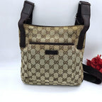 Gucci Shoulder Bag GG Canvas Brown
