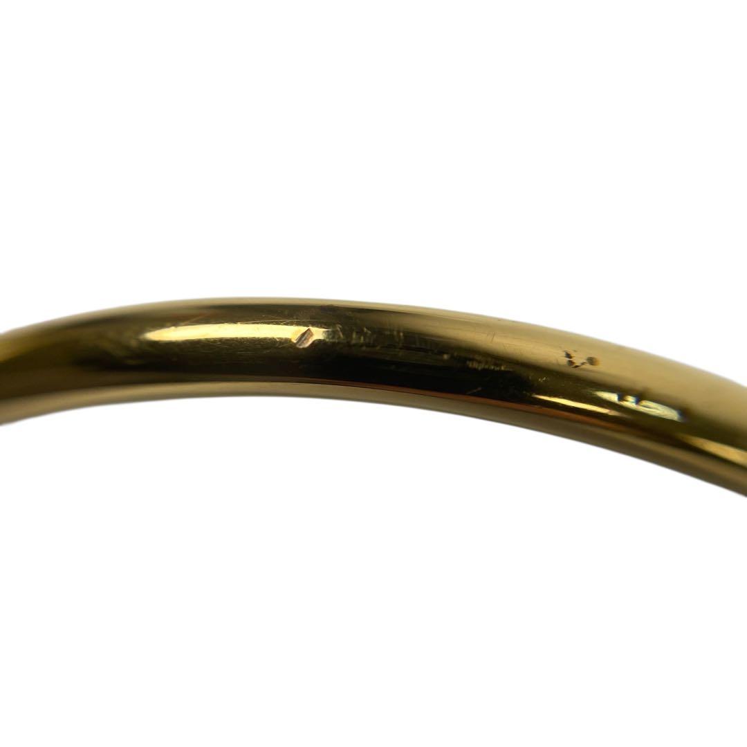 Celine Knot Extra Thin Bracelet Gold Finish Brass — view 9