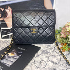 Chanel Double Flap Chain Shoulder Vintage — view 2