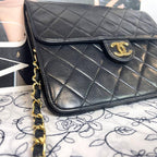 Chanel Double Flap Chain Shoulder Vintage — view 4