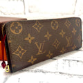 Louis Vuitton Monogram Portefeuille Clemence Round Zip Wallet