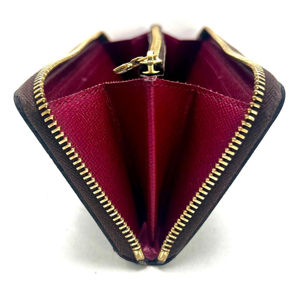 Louis Vuitton Monogram Portefeuille Clemence Round Zip Wallet — view 4