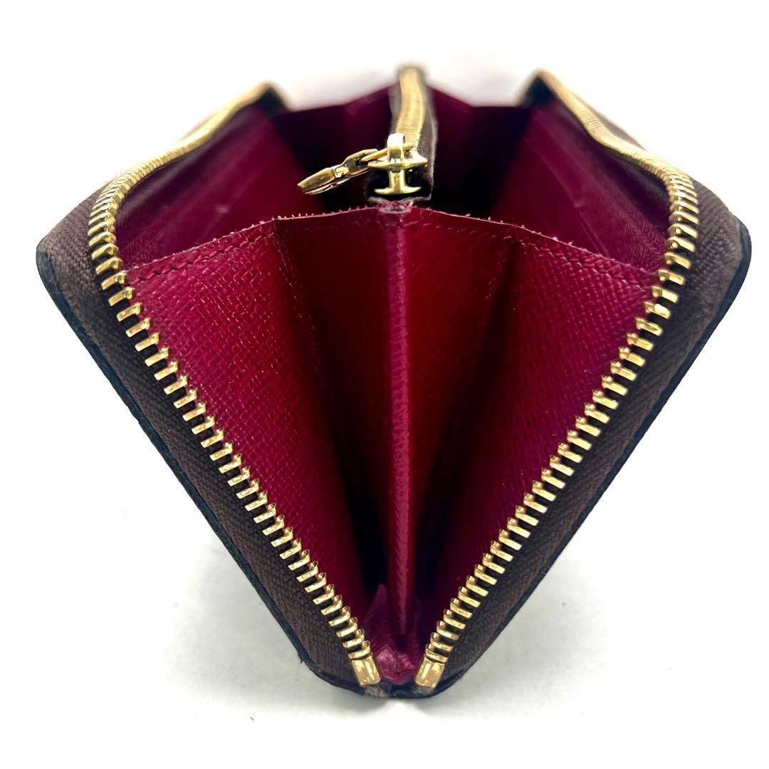 Louis Vuitton Monogram Portefeuille Clemence Round Zip Wallet — view 4