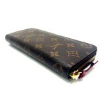 Louis Vuitton Monogram Portefeuille Clemence Round Zip Wallet — view 5
