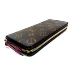Louis Vuitton Monogram Portefeuille Clemence Round Zip Wallet — view 6