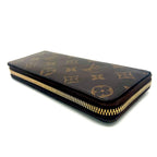 Louis Vuitton Monogram Portefeuille Clemence Round Zip Wallet — view 7