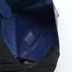 Hermes Bearn Classic Chevre Blue Wallet — view 4