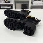 Gucci Double Leather Bijoux Belt Side Gore Short Boots — view 7