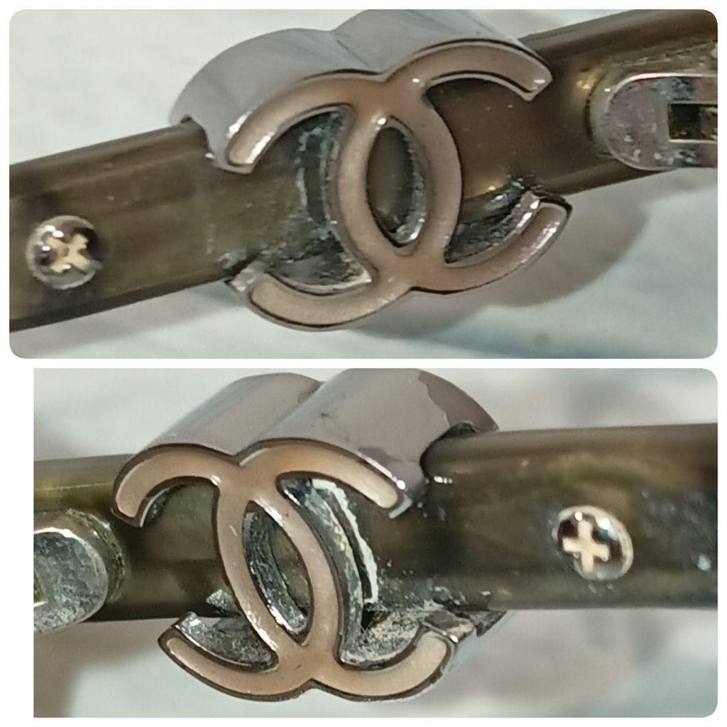Chanel Sunglasses Brown CC Logo Wellington Eyewear — view 4