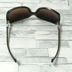 Chanel Sunglasses Brown CC Logo Wellington Eyewear — view 9