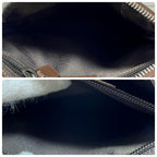 Gucci GG Canvas Leather Shoulder Bag Messenger Brown — view 8
