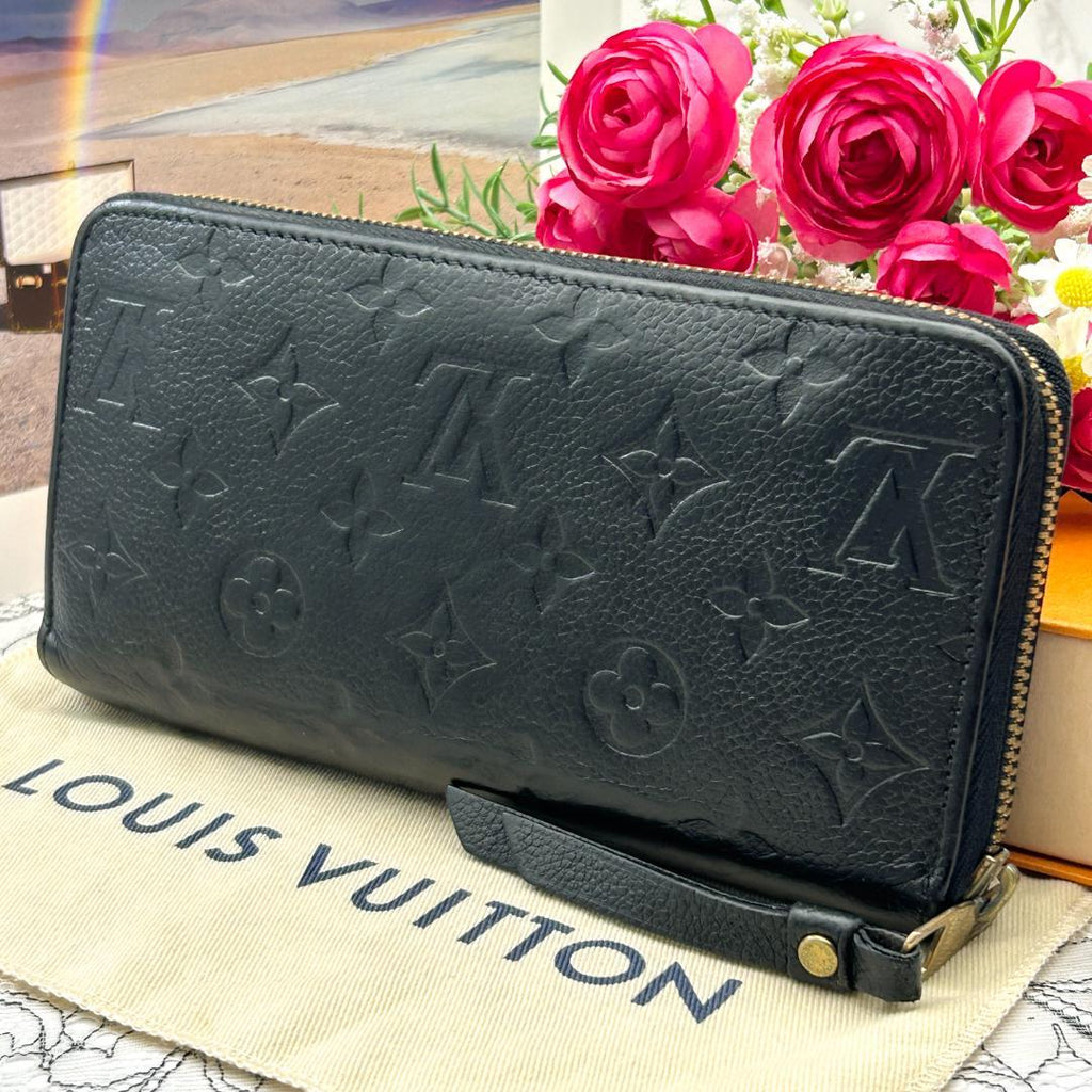 Louis Vuitton Empreinte Zippy Wallet Noir — view 2