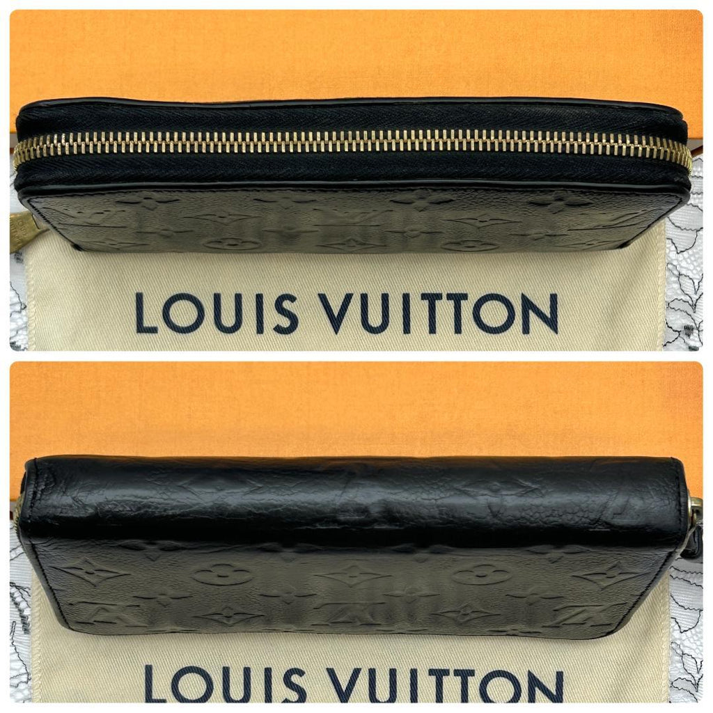 Louis Vuitton Empreinte Zippy Wallet Noir — view 3