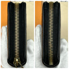 Louis Vuitton Empreinte Zippy Wallet Noir — view 4