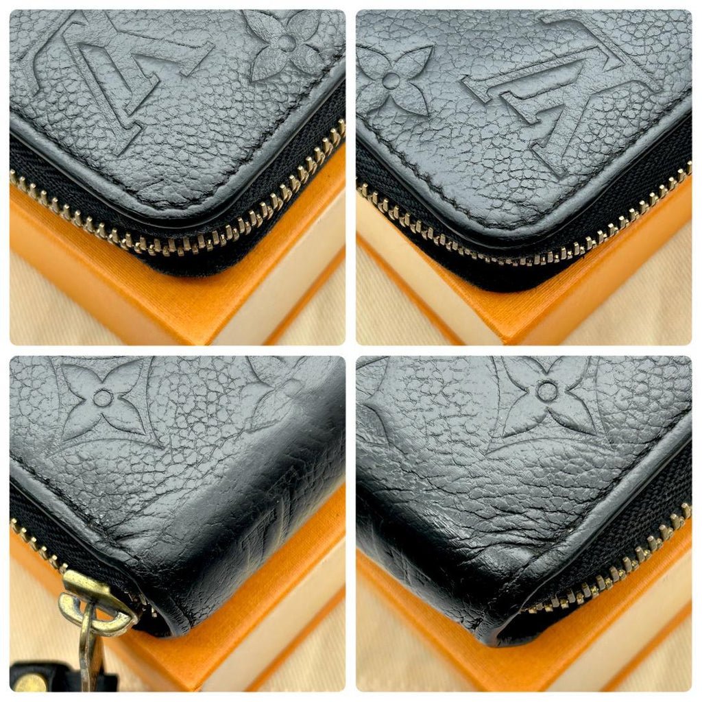 Louis Vuitton Empreinte Zippy Wallet Noir — view 5