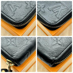 Louis Vuitton Empreinte Zippy Wallet Noir — view 5