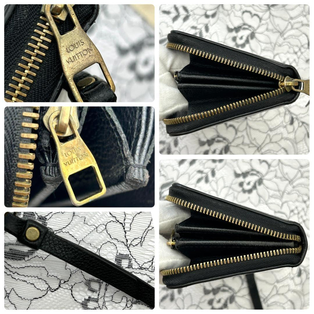 Louis Vuitton Empreinte Zippy Wallet Noir — view 8