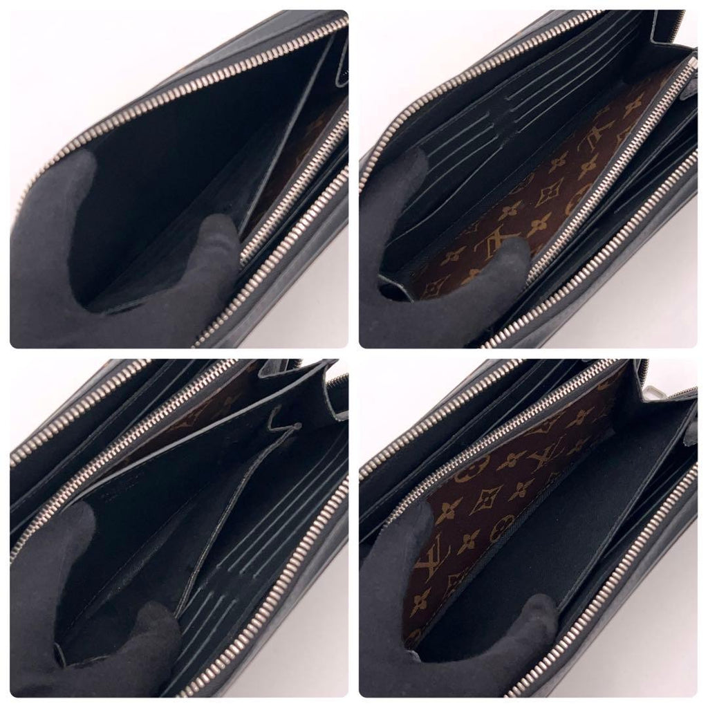 Louis Vuitton Monogram Macassar Zippy XL Wallet Clutch — view 4