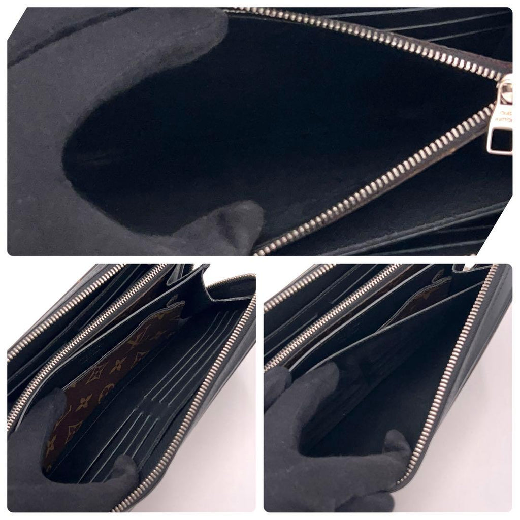 Louis Vuitton Monogram Macassar Zippy XL Wallet Clutch — view 5