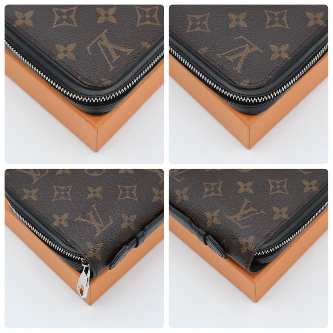 Louis Vuitton Monogram Macassar Zippy XL Wallet Clutch — view 7