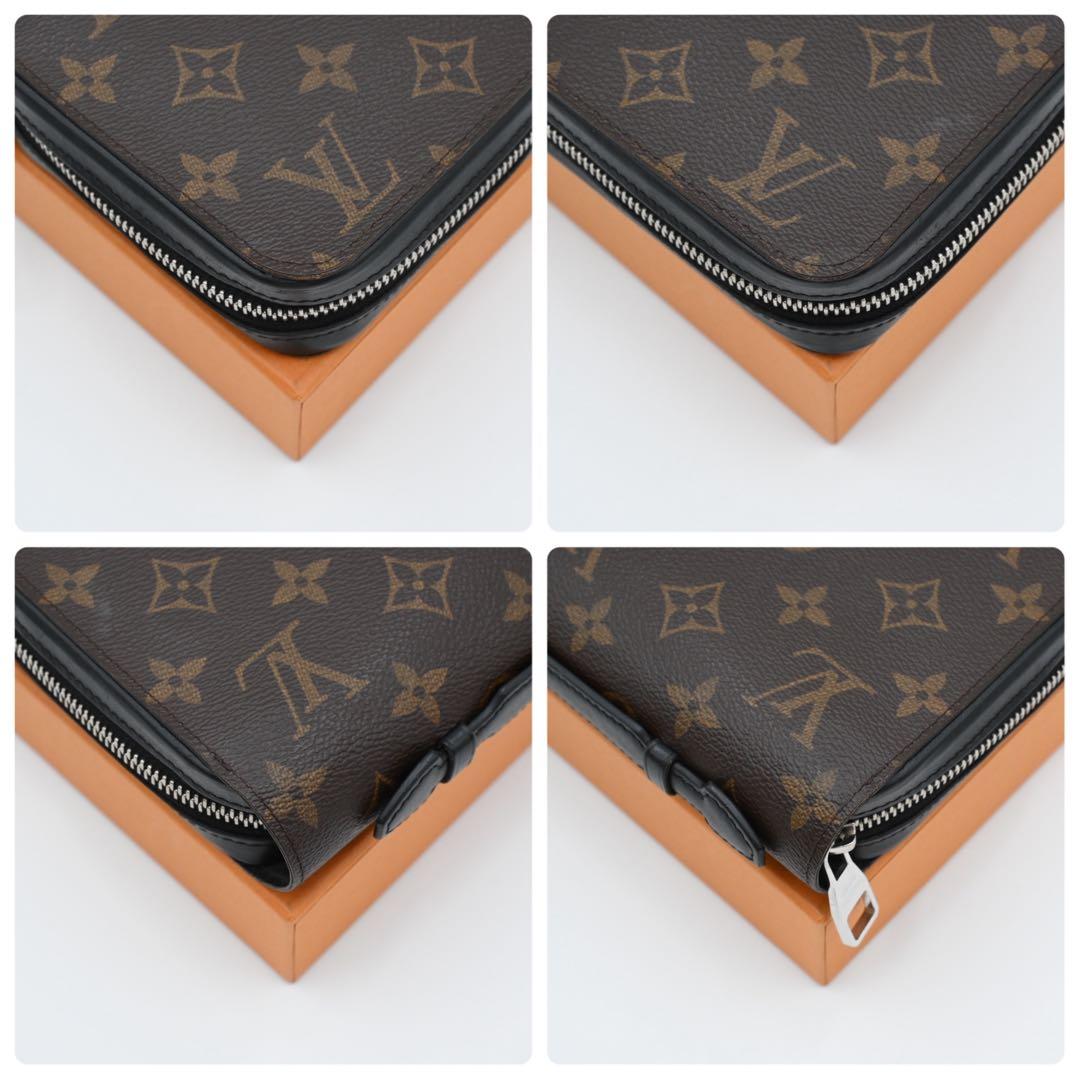 Louis Vuitton Monogram Macassar Zippy XL Wallet Clutch — view 8