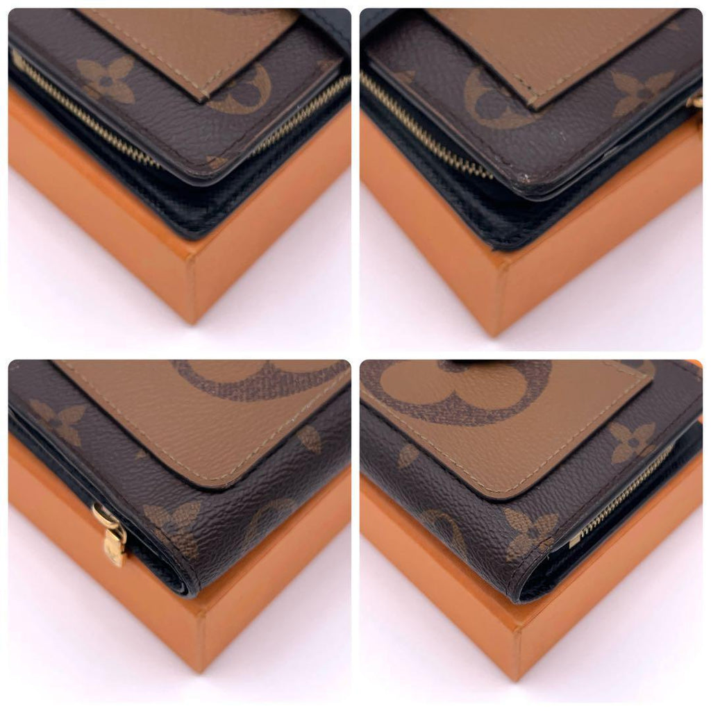Louis Vuitton Monogram Reverse Portefeuille Juliette Bifold Wallet — view 7