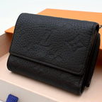 Louis Vuitton Portefeuille Pilot Trifold Wallet Black Taurillon