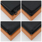 Louis Vuitton Portefeuille Pilot Trifold Wallet Black Taurillon — view 8
