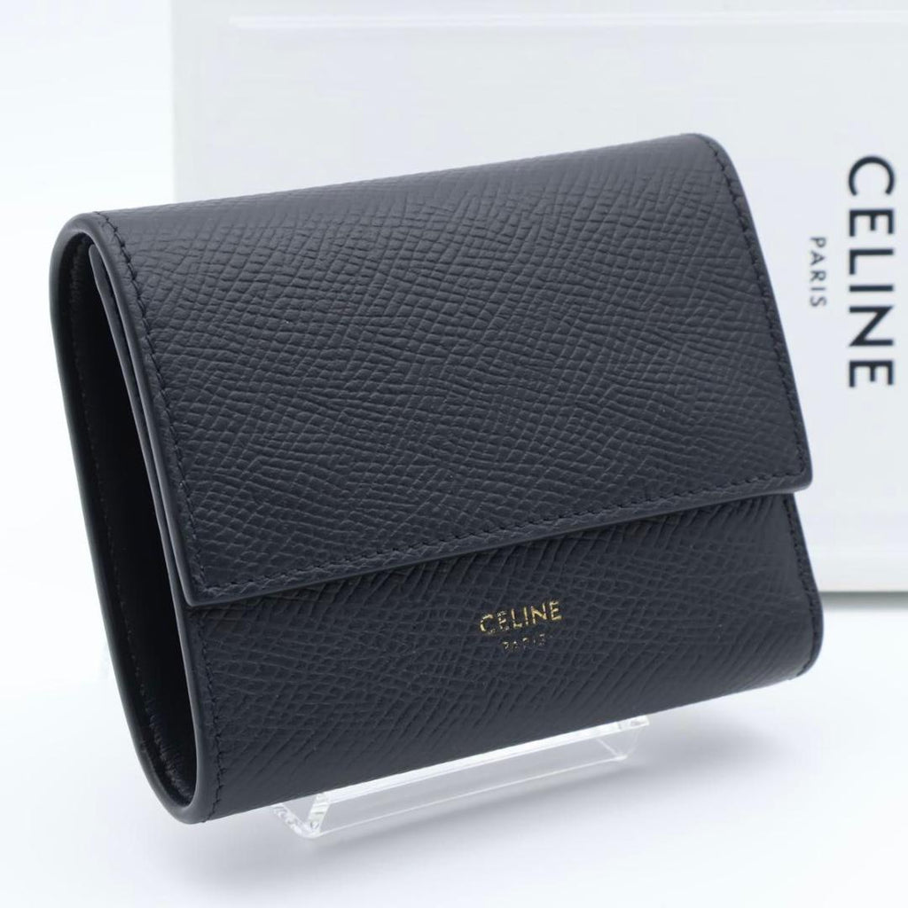 Celine Trifold Wallet Black