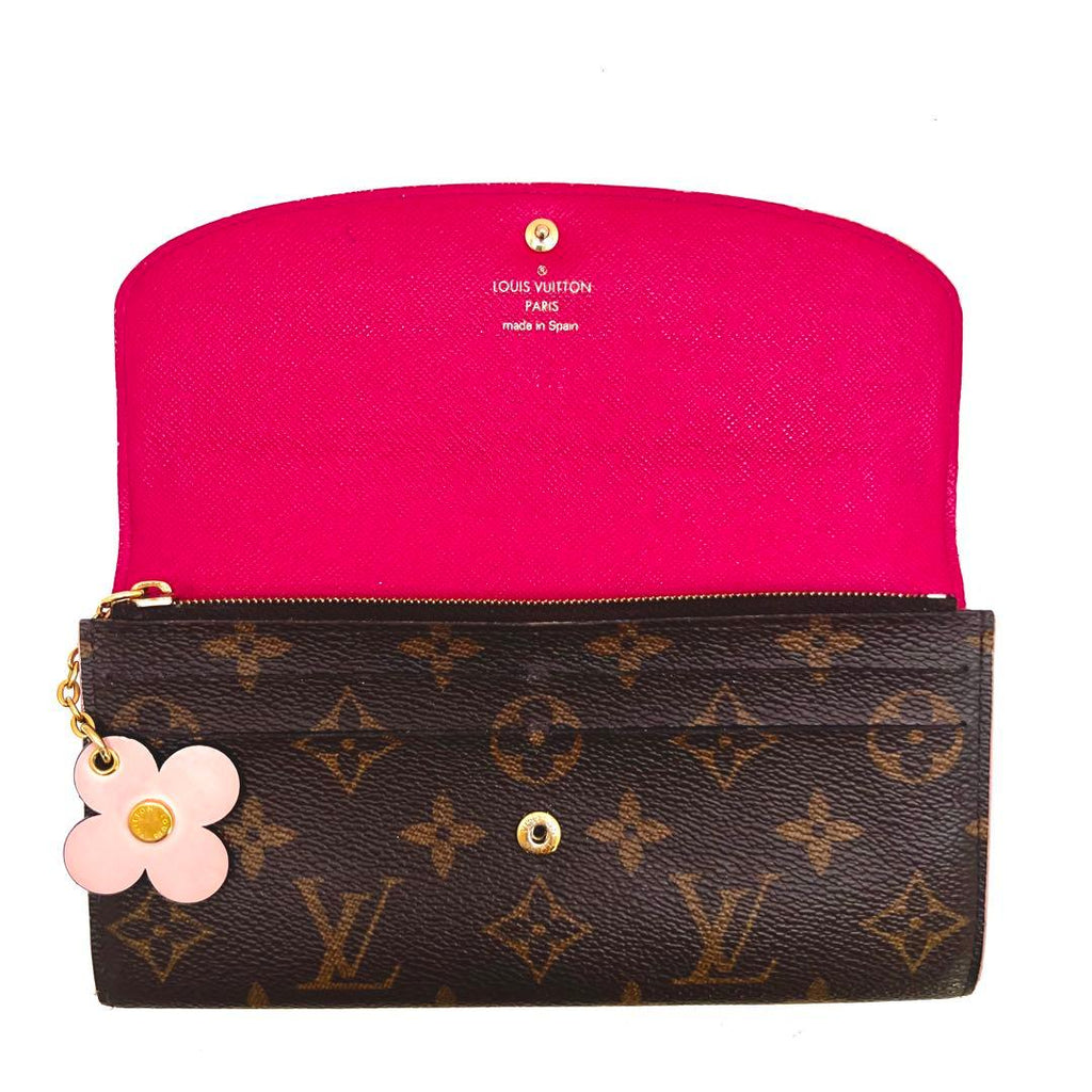 Louis Vuitton Flower Charm Monogram Portefeuille Emily Wallet — view 2