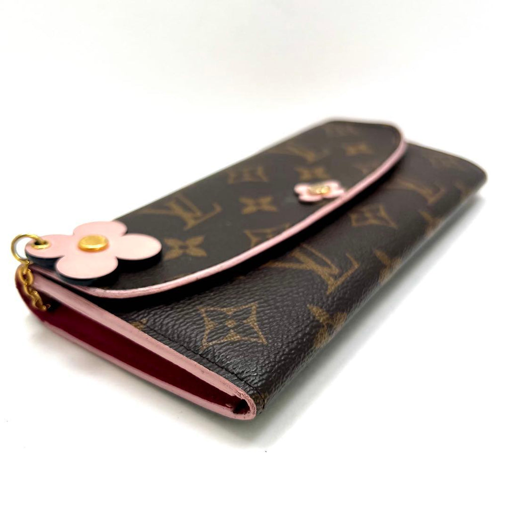 Louis Vuitton Flower Charm Monogram Portefeuille Emily Wallet — view 6