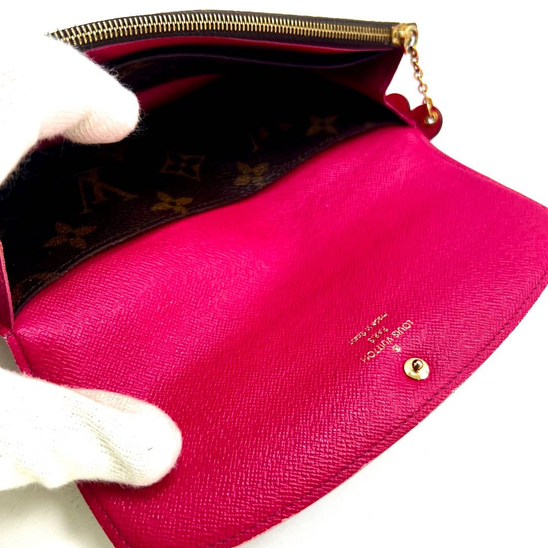 Louis Vuitton Flower Charm Monogram Portefeuille Emily Wallet — view 8