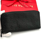 Louis Vuitton Wallet Zippy Monogram Shadow Black