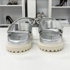 Dior Act Leather Logo Velcro Sandals — view 5