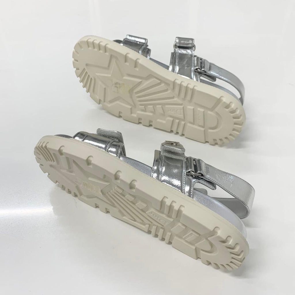 Dior Act Leather Logo Velcro Sandals — view 6