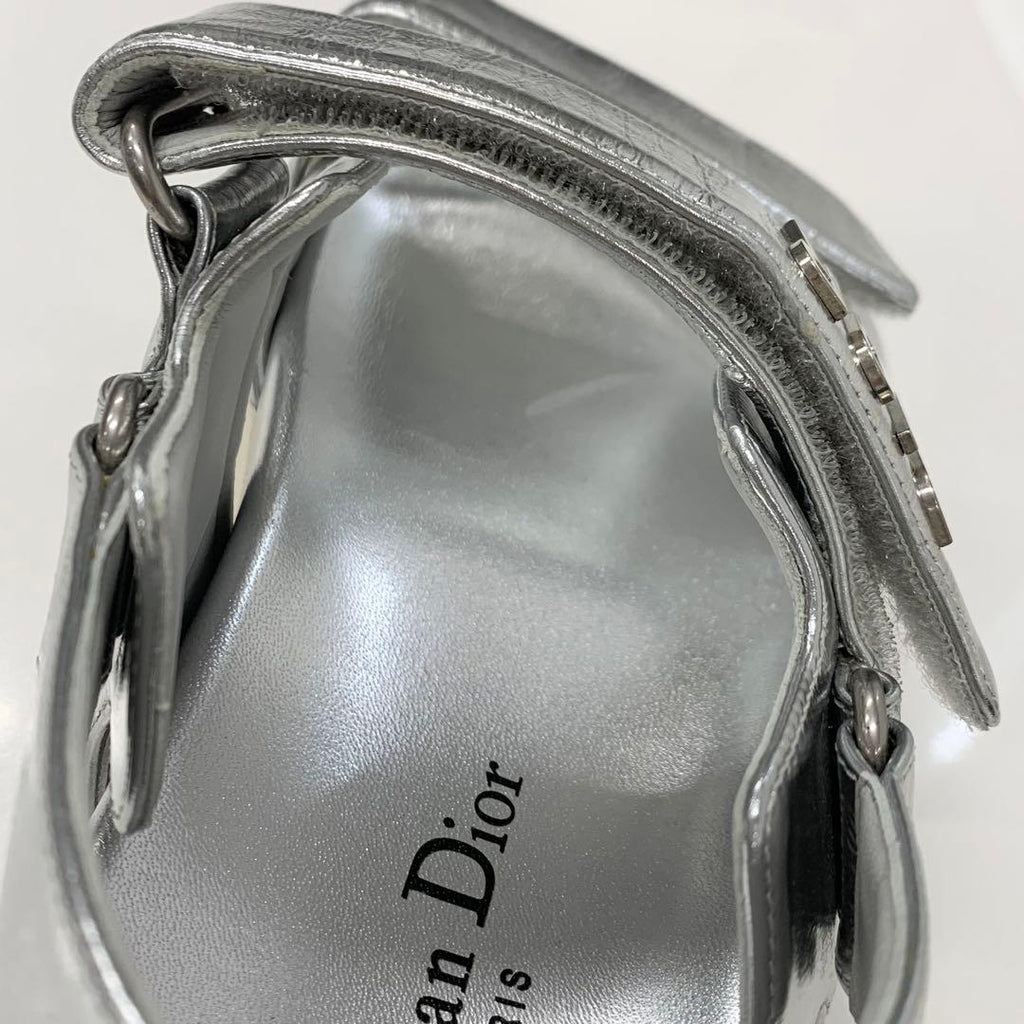 Dior Act Leather Logo Velcro Sandals — view 7