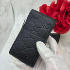 Gucci Guccissima Shi Galet Tobacco Case Black — view 3